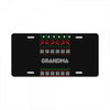ugly christmas grandma License Plate