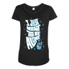 lonely astronaut Maternity Scoop Neck T-shirt
