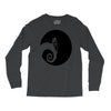 nightmare before christmas black logo Long Sleeve Shirts
