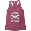 diamonds are a girls best friend girls softball shirt funny women spor Racerback Tank