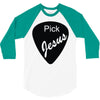pick jesus bible 3/4 Sleeve Shirt
