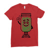 weed Ladies Fitted T-Shirt