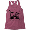 i love you Racerback Tank