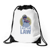 baby cop Drawstring Bags