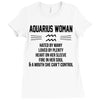 Aquarius Woman Ladies Fitted T-Shirt