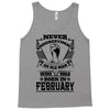 Never Underestimate Old Man Who Was Born February Tank Top