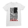 god bless america Ladies Fitted T-Shirt