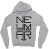 neyma black logo Zipper Hoodie