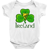 ireland shamrock Baby Onesie