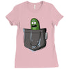 i'm in a pocket Ladies Fitted T-Shirt