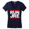joe rogan run jre Women's V-Neck T-Shirt
