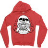 skull gamer 2 Zipper Hoodie