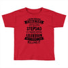 Super Cool Stepdad Of A Freaking Awesome Grandson Toddler T-shirt