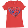perfect dog love Ladies Fitted T-Shirt
