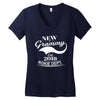 New Grammy 2018 Rokie Dept. Women's V-Neck T-Shirt