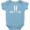 inspired by how i met your mother, barney suit up funny Baby Bodysuit