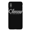 classy but i cuss a little iPhoneX Case