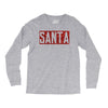 santa red glitter Long Sleeve Shirts