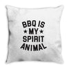 bbq spirit animal Throw Pillow