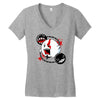 ghost of sparta Women's V-Neck T-Shirt