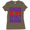 gengar is my spirit animal Ladies Fitted T-Shirt