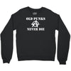 old punk rock Crewneck Sweatshirt