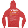 October Girl Facts Scorpio Zipper Hoodie