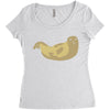 anjing laut Women's Triblend Scoop T-shirt