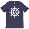 steering wheel sail boat funny T-Shirt