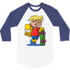 bart simpson 3/4 Sleeve Shirt