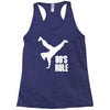80's rule break dancer Racerback Tank
