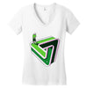 puzzled putter Women's V-Neck T-Shirt