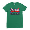 skinhead union jack, ideal birthday gift or present Ladies Fitted T-Shirt