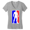 Iron Man NBA Style Women's V-Neck T-Shirt