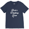 bride's drinking team diamond ring bachelorette V-Neck Tee
