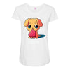 puppy love Maternity Scoop Neck T-shirt