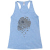 skull triangle Racerback Tank