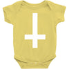wasted youth inverted cross indie geek swag funny Baby Onesie