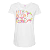 life is better with boxers Maternity Scoop Neck T-shirt