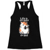 fat life Racerback Tank