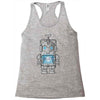 wind up cyberman Racerback Tank