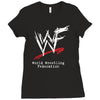 world wrestling Ladies Fitted T-Shirt