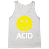 acid house smiley face 90's rave club hardcore party Tank Top