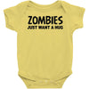 zombies just want a hug Baby Onesie