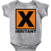 irritant symbol Baby Onesie