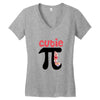 Cutie Pi Women's V-Neck T-Shirt