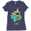 ok (2) Ladies Fitted T-Shirt
