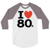 i love 80's 3/4 Sleeve Shirt
