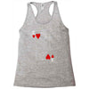 king of hearts playing card Racerback Tank
