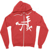 unisex funny graphic Zipper Hoodie